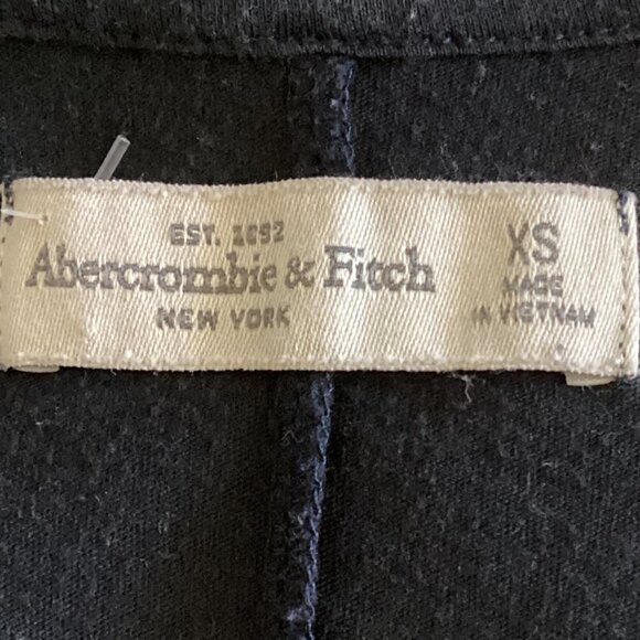 AF Abercrombie & Fitch Graphic Tank Top #9 Property of NY Sz XS Black 145i - Picture 6 of 6